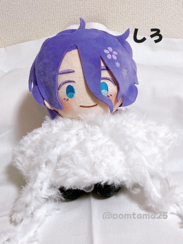 ぬいぐるみ用ふわふわケープ