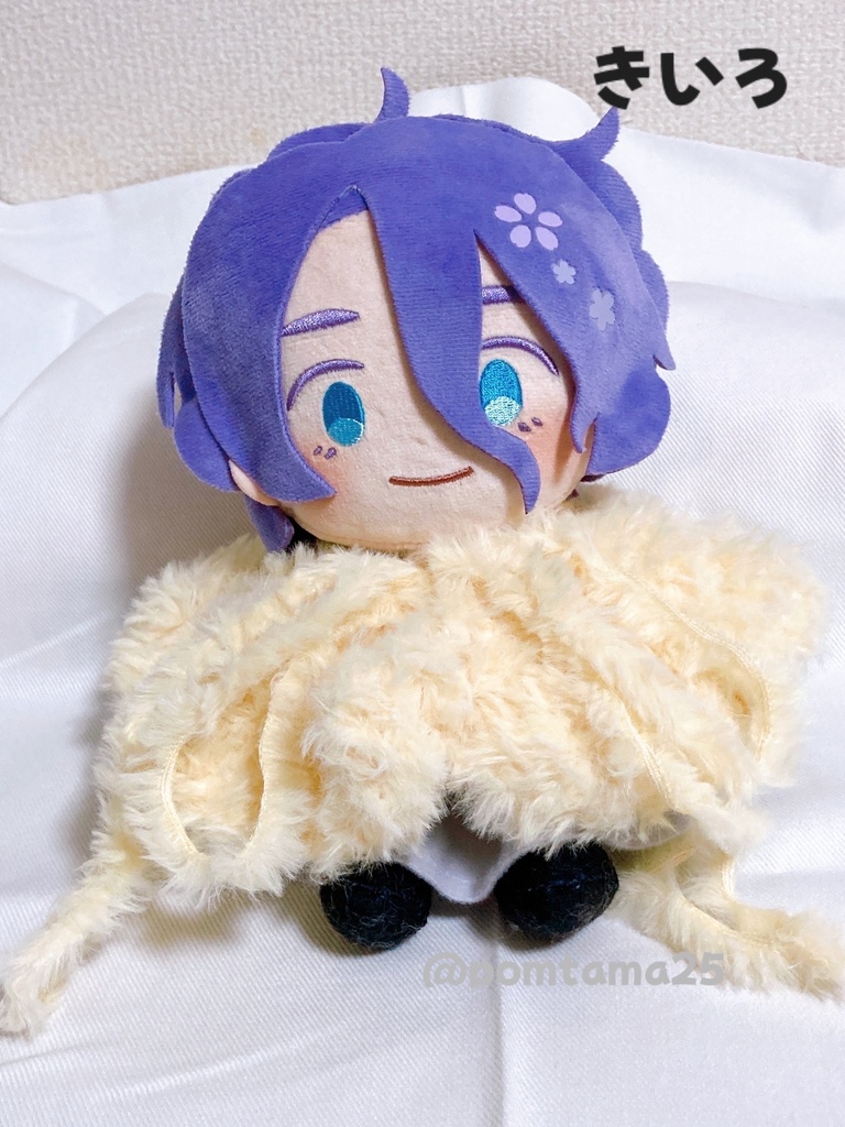 ぬいぐるみ用ふわふわケープ