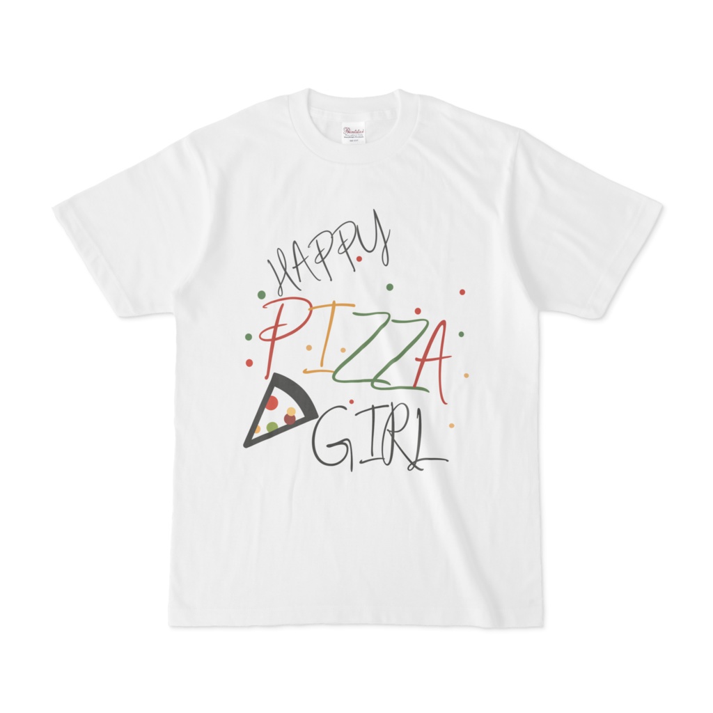 HAPPY PIZZA GIRL - tシャツ