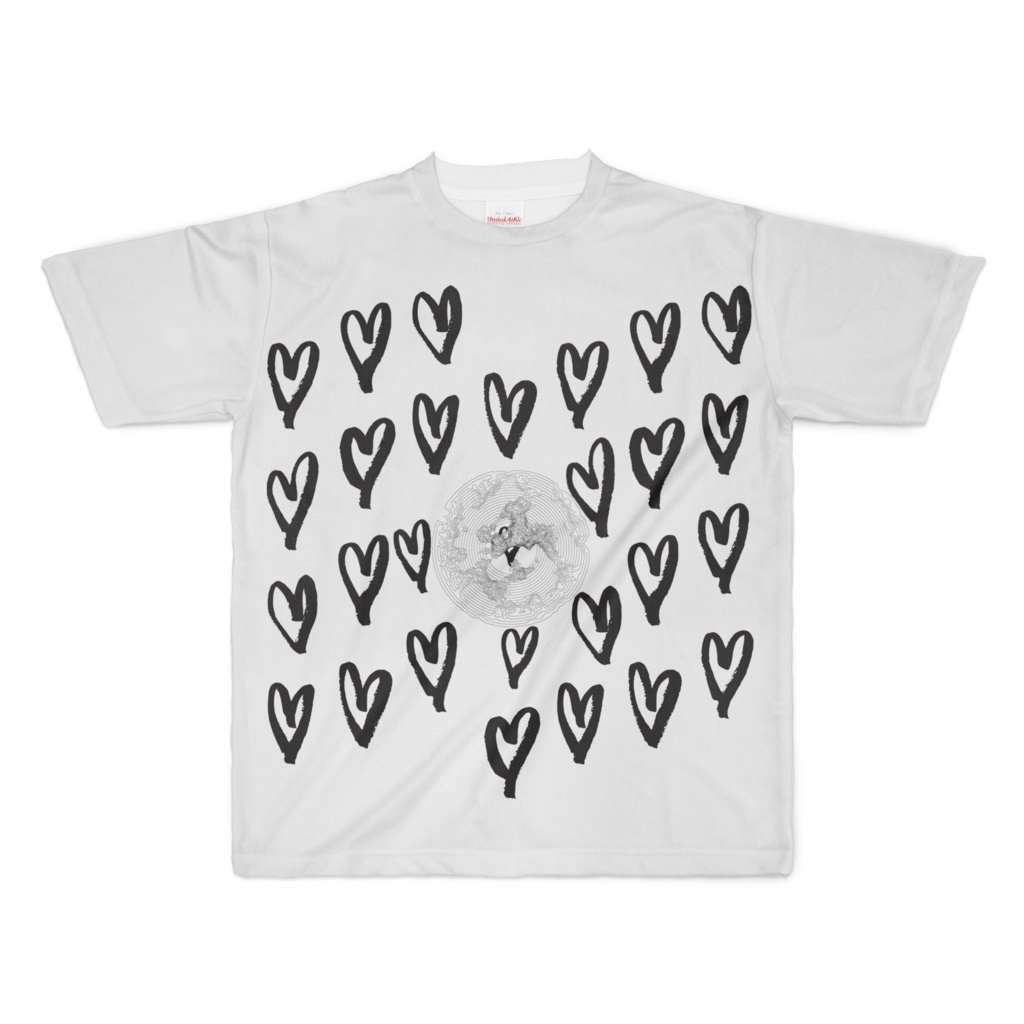 HEART - フルグラフィックtシャツ