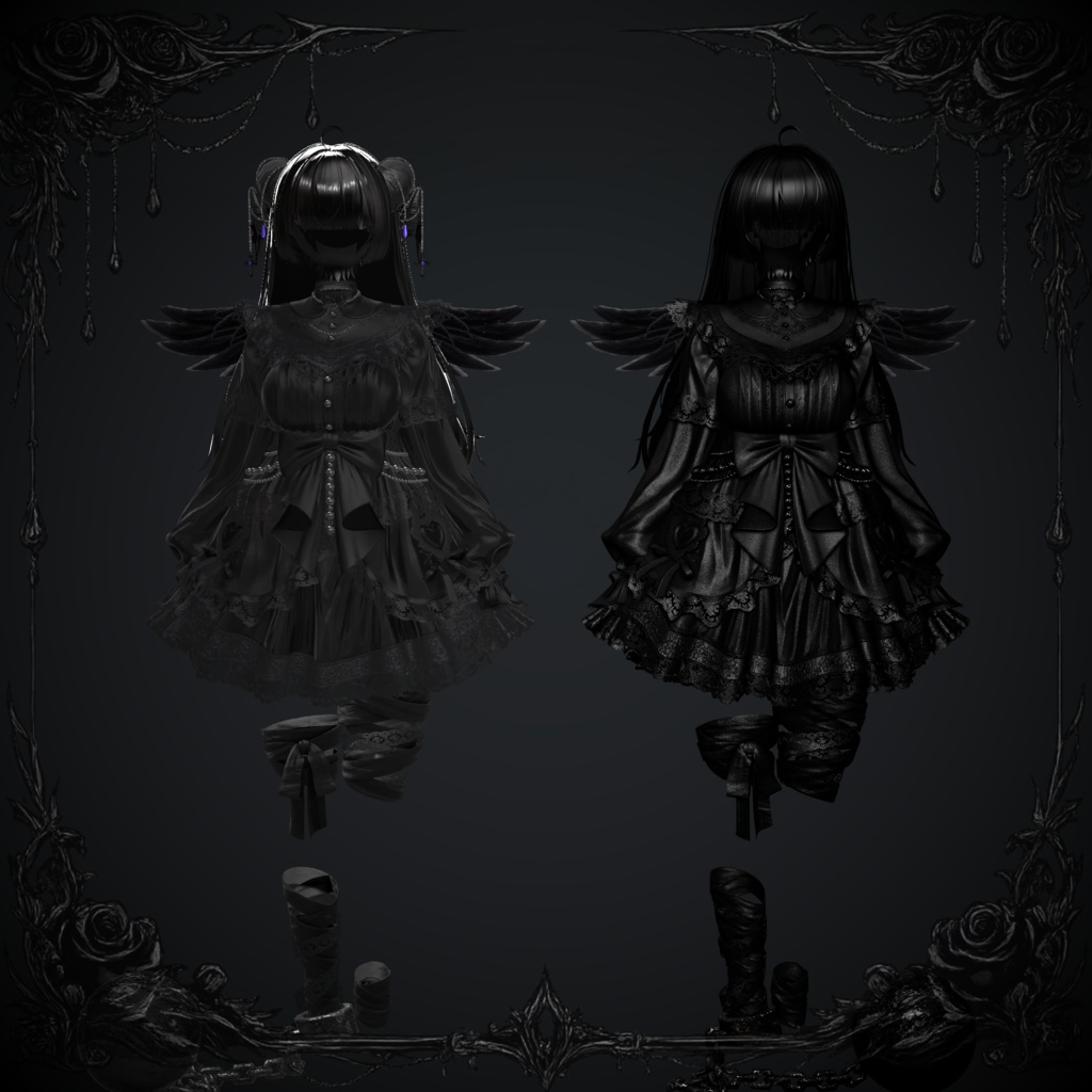 - Black Rim Preset - 黒リムプリセット