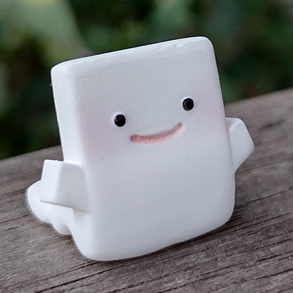 一反木綿　（かなめみお豆～ちっちゃな妖怪～014）