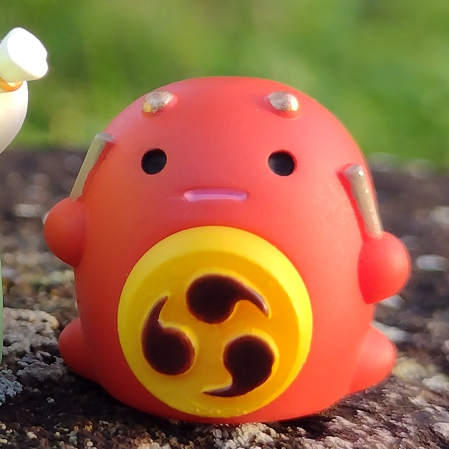 雷神　（かなめみお豆～ちっちゃな妖怪～022）