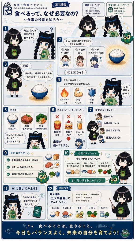 漫画で学ぶ お酒と食事アカデミー【全30講義】
