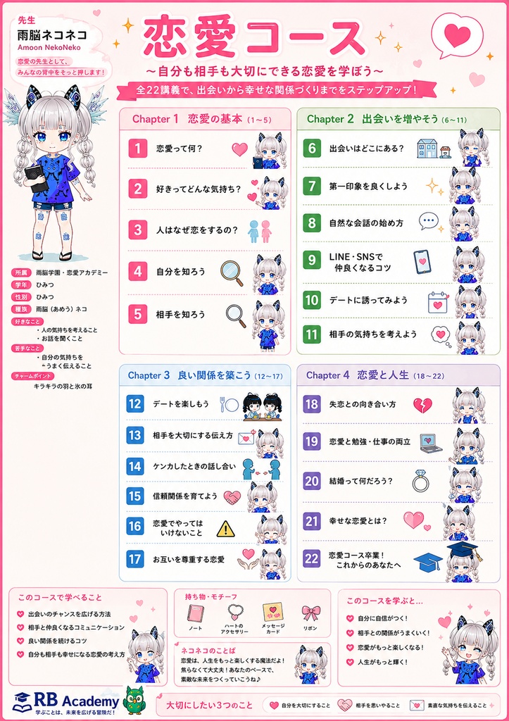 【漫画で学ぶ】恋愛入門コース|初心者向け恋愛教材(全22講義)|オールアカデミー