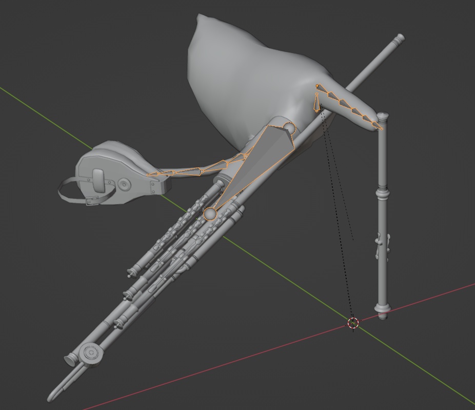 【3Dモデル】イーリアンパイプス Uilleann Pipes