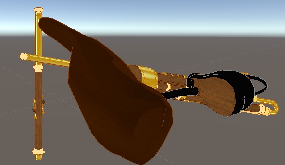 【3Dモデル】イーリアンパイプス Uilleann Pipes