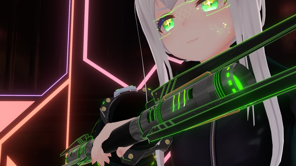 サイバーパンク風セーバー