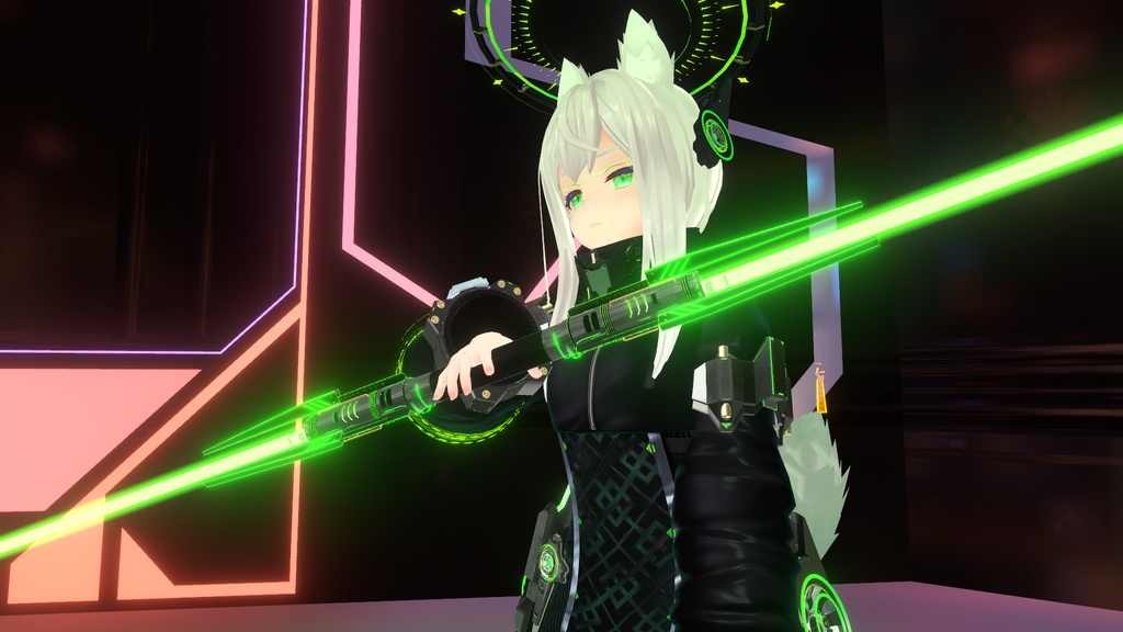 サイバーパンク風セーバー