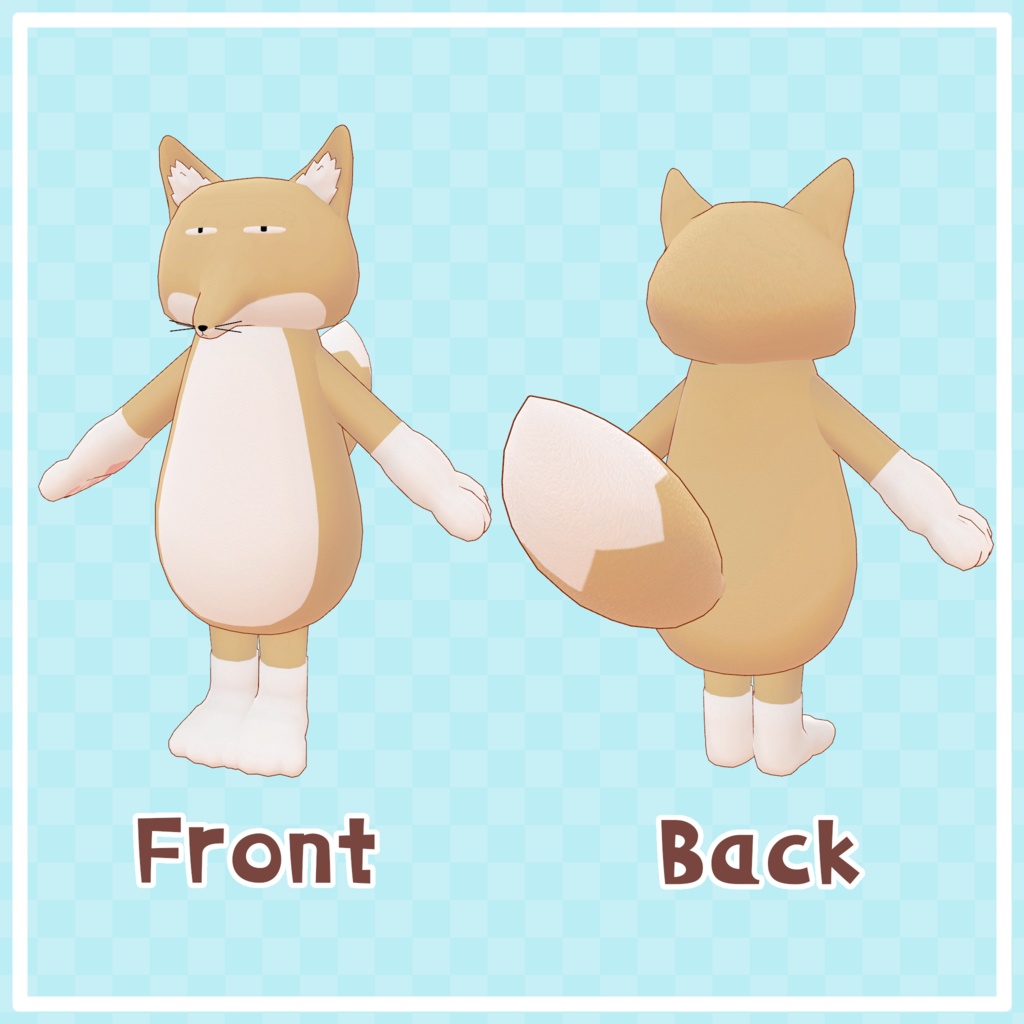 チベットスナギツネの着ぐるみ【衣装兼アバター】