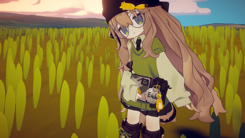 【無料】豆きつねキーホルダー