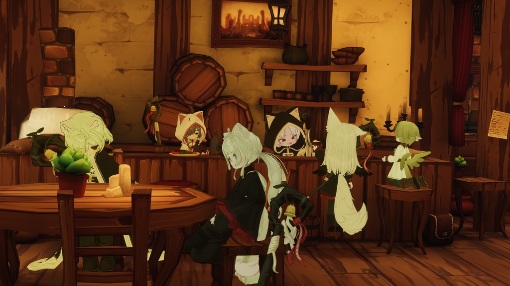 旅の魔導師服【4アバター対応】