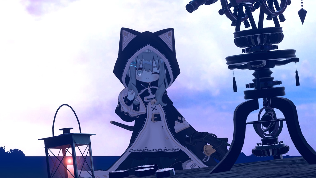 旅の魔導師服【4アバター対応】