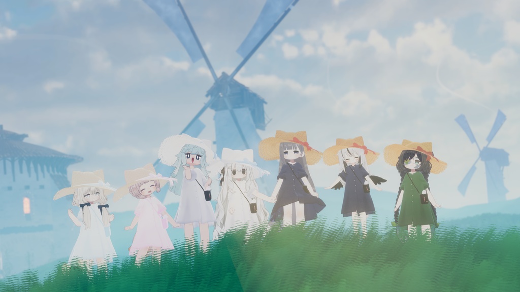 リネンワンピース【3アバター対応】