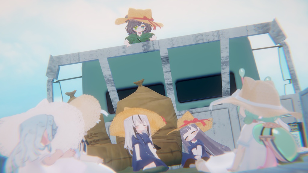 リネンワンピース【3アバター対応】