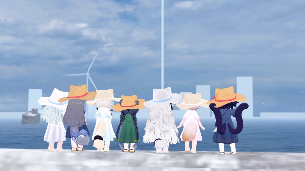 リネンワンピース【3アバター対応】