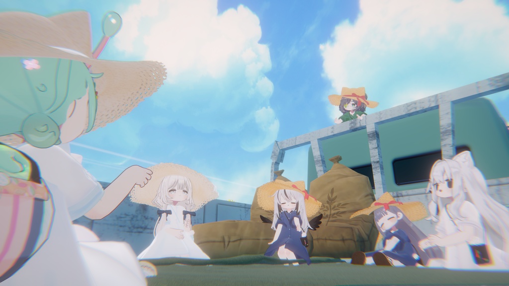 リネンワンピース【3アバター対応】