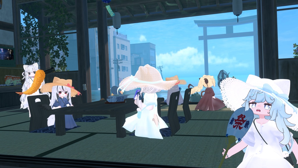 リネンワンピース【3アバター対応】