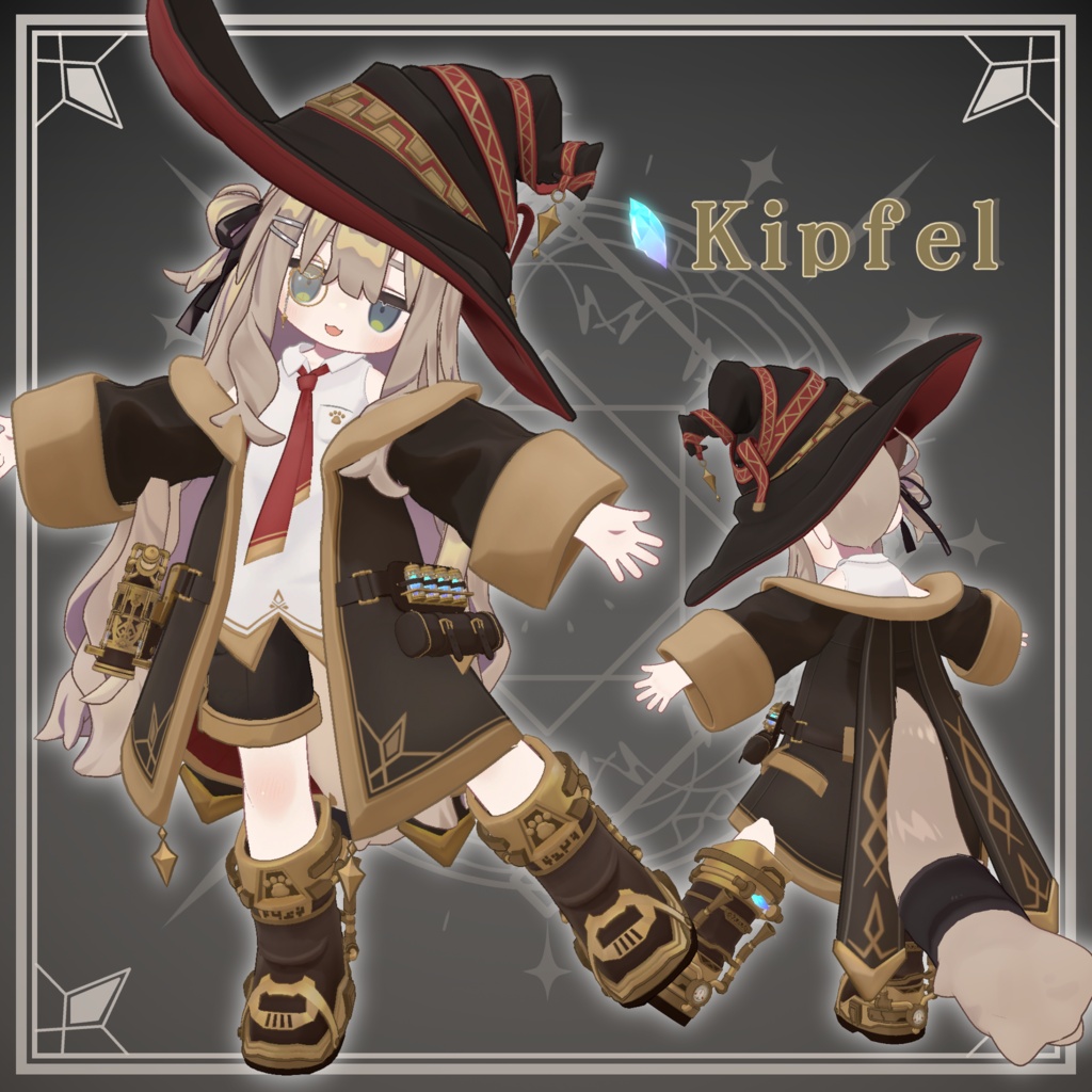 結晶機功の魔導銃士【4アバター対応】