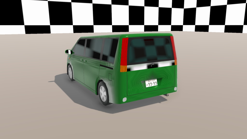 【Unity(URP)向け】LowPolyRealisticVehicle5(ローポリリアル風車両5)【ForUnity(URP)】