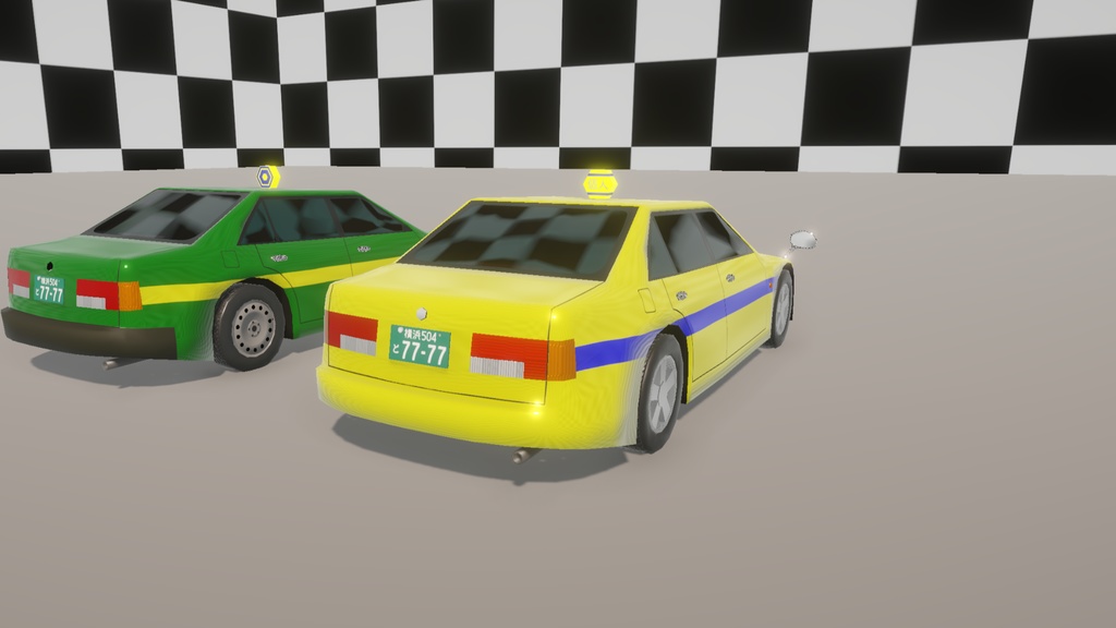 【Unity(URP)向け】LowPolyRealisticVehicle4(ローポリリアル風車両4)【ForUnity(URP)】