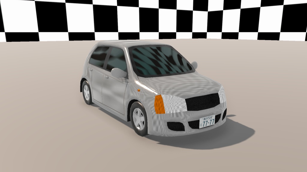 【Unity(URP)向け】LowPolyRealisticVehicle6(ローポリリアル風車両6)【ForUnity(URP)】