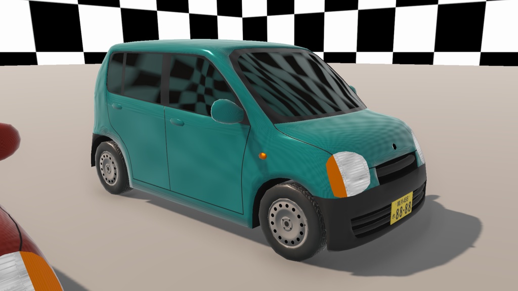 【Unity(URP)向け】LowPolyRealisticVehicle7(ローポリリアル風車両7)【ForUnity(URP)】