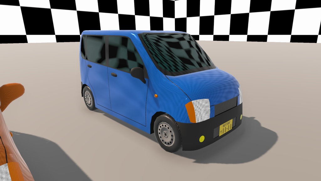 【Unity(URP)向け】LowPolyRealisticVehicle8(ローポリリアル風車両8)【ForUnity(URP)】