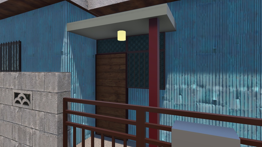 【Unity(URP)向け】LowPolyRealisticHouse1(ローポリリアル風住宅1)【ForUnity(URP)】