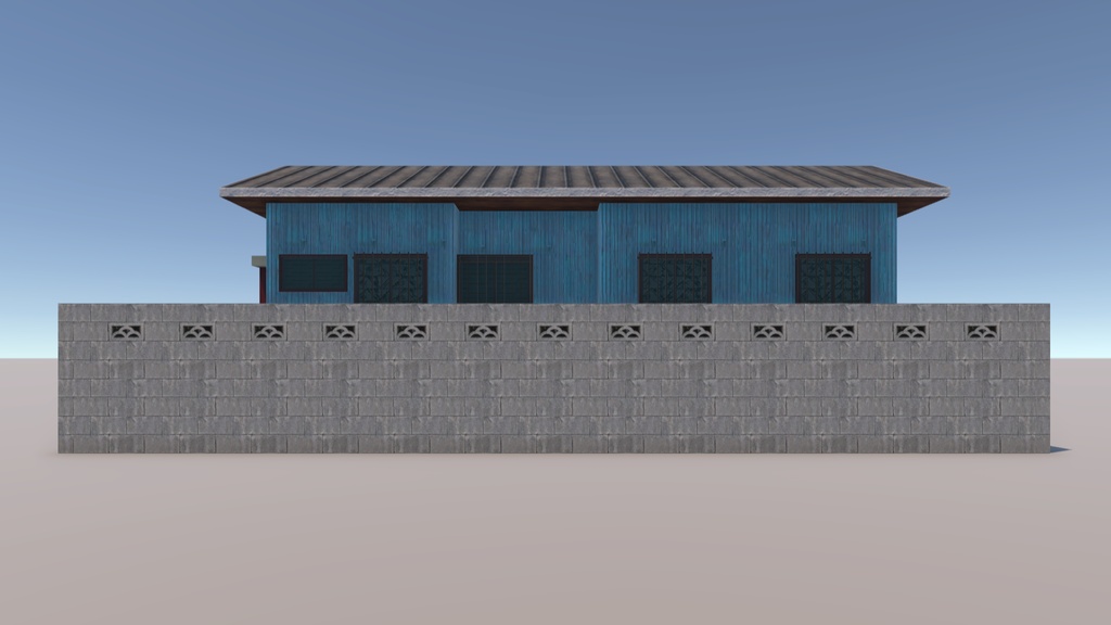 【Unity(URP)向け】LowPolyRealisticHouse1(ローポリリアル風住宅1)【ForUnity(URP)】