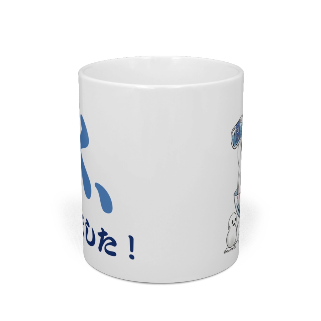 雪うさぎの氷、はじめました!マグカップ