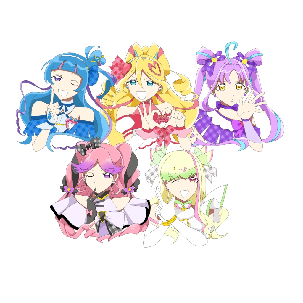 キミプリ　ステッカー5枚セット