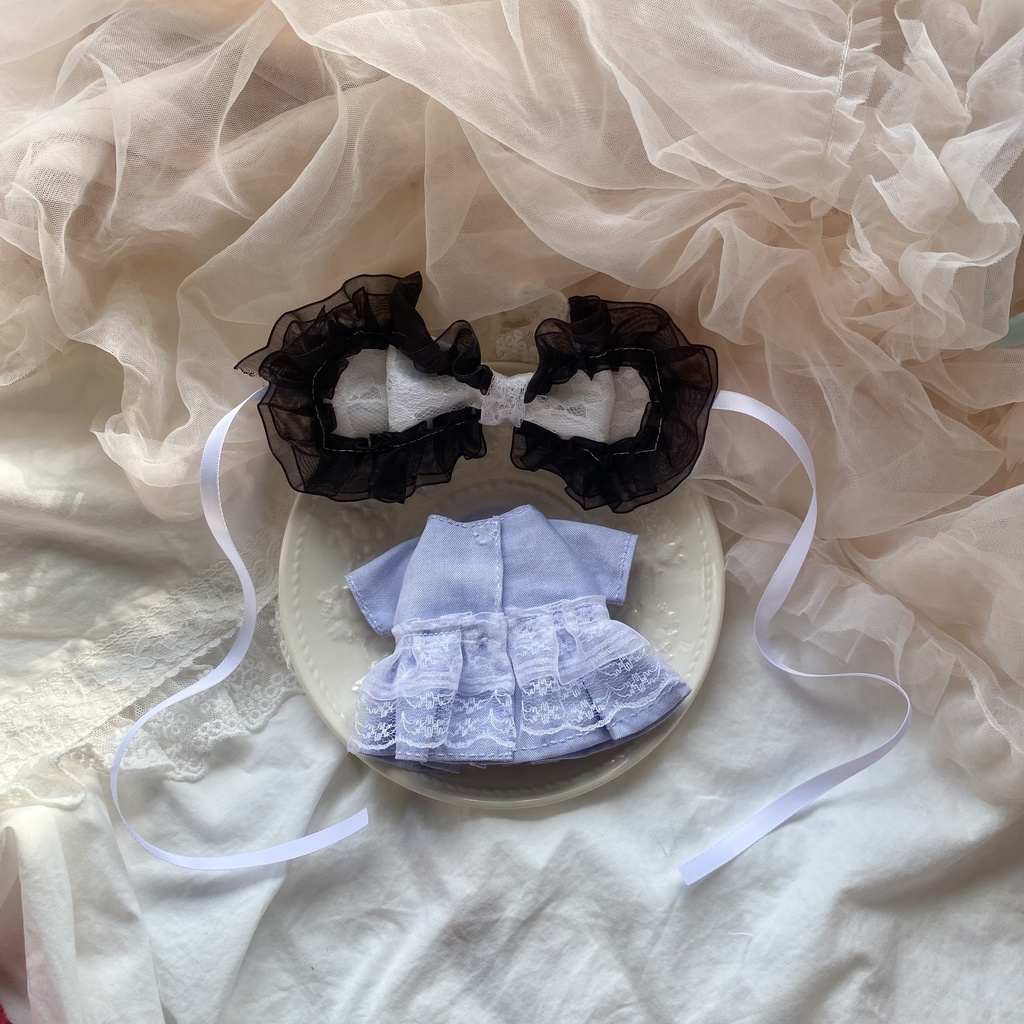 夢見るアリス・ノワールドレスセット ぬい服 16センチぬい