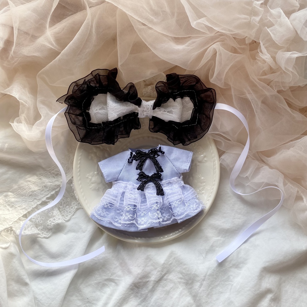 夢見るアリス・ノワールドレスセット ぬい服 16センチぬい