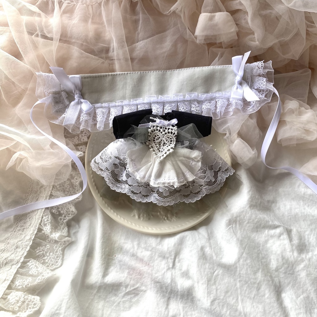ブラッシュメイド ヘッドドレスボンネット セット ぬい服16センチ