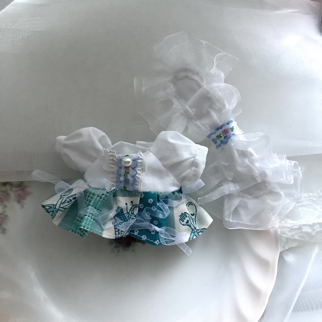 いつぬい ぬい服 ワンピース ドレス リボン