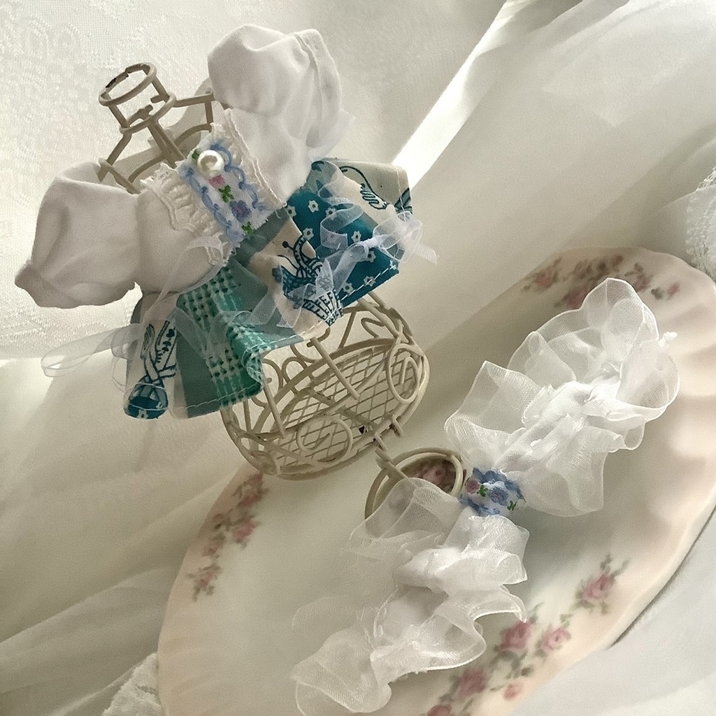 いつぬい ぬい服 ワンピース ドレス リボン