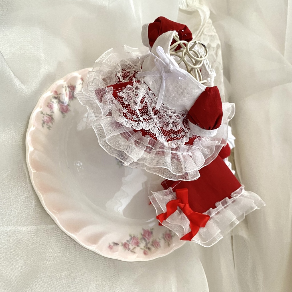 ショートケーキドレス いつぬい ドレス ヘッドドレス