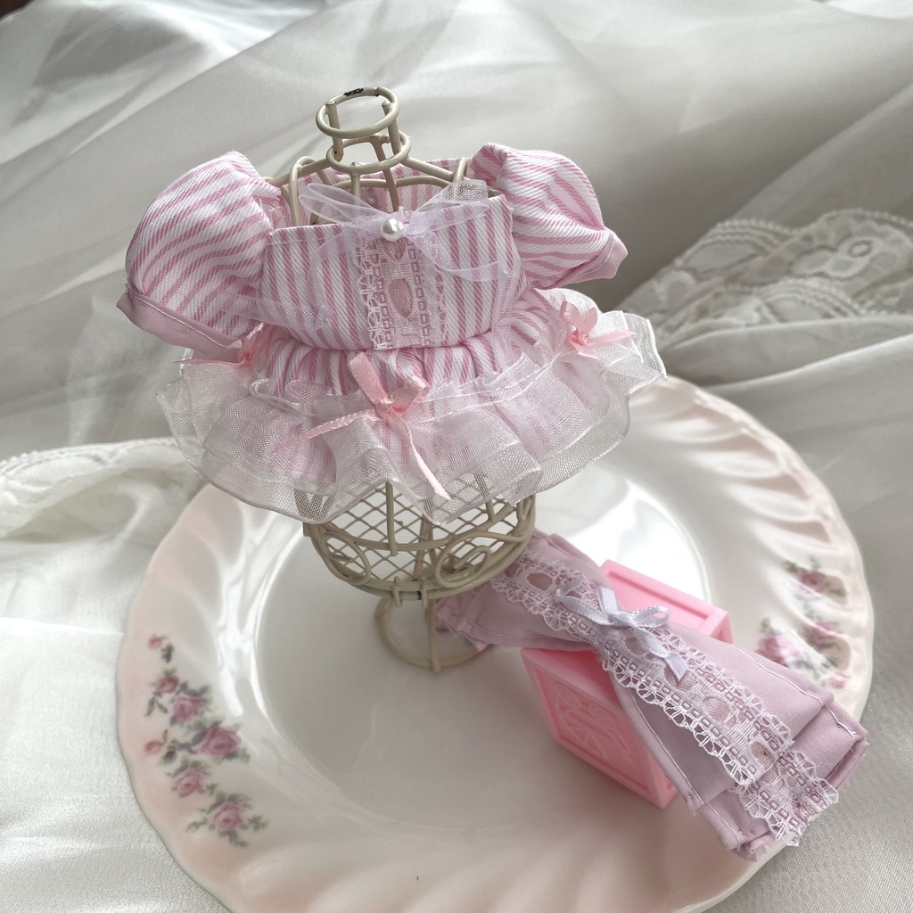 キャンディドールドレス リボン いつぬい ワンピース