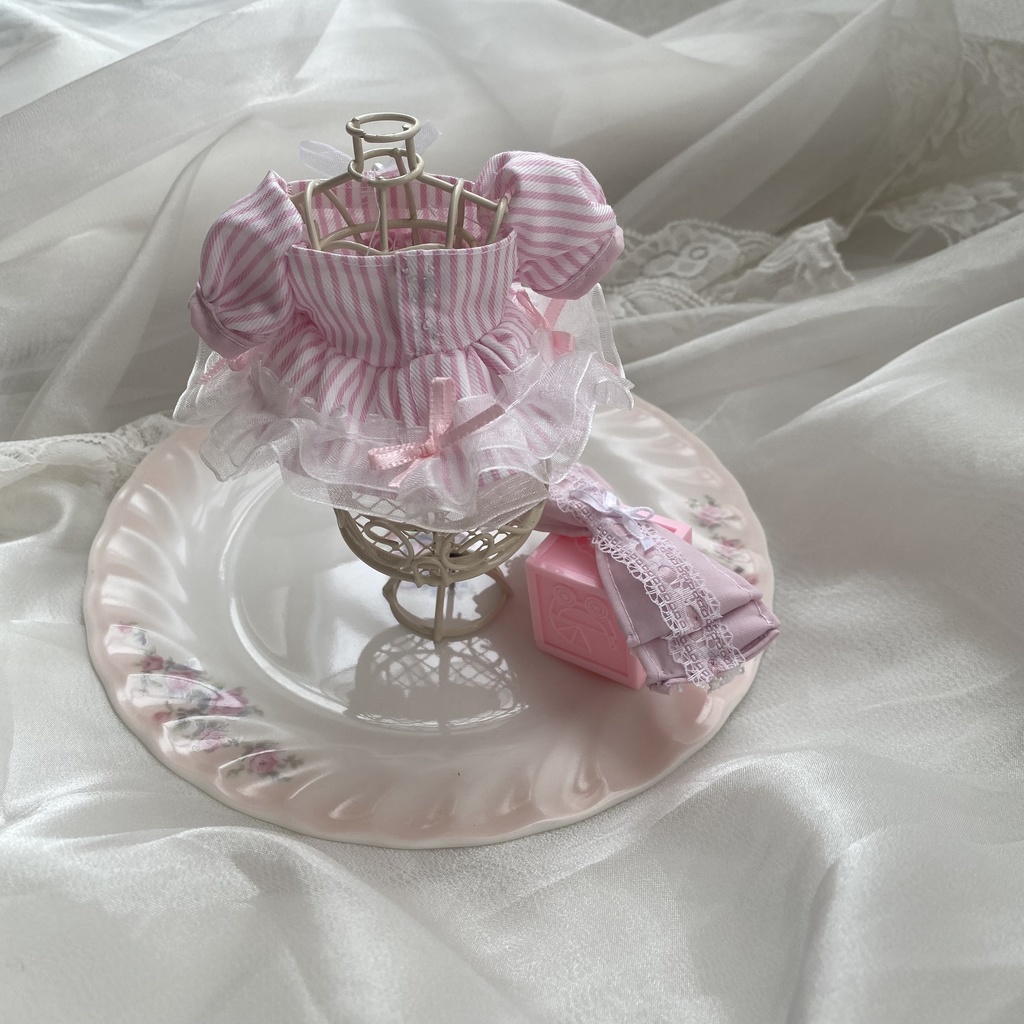 キャンディドールドレス リボン いつぬい ワンピース