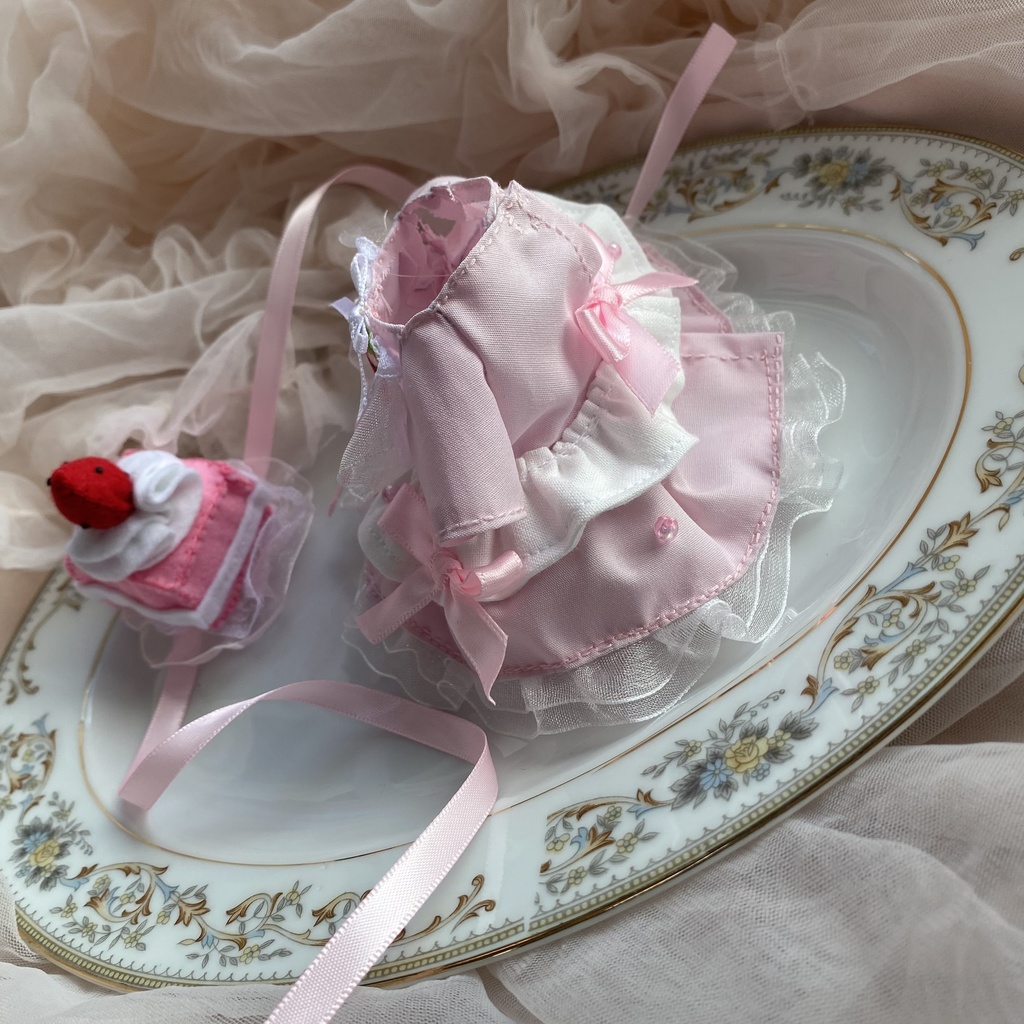いちごケーキなスイートドレス いつぬい ドレス ぬい服