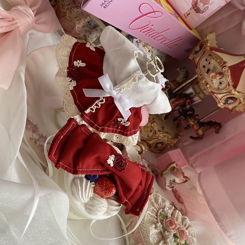 ティータイムフリルドレスいつぬい プライズぬい ぬい服