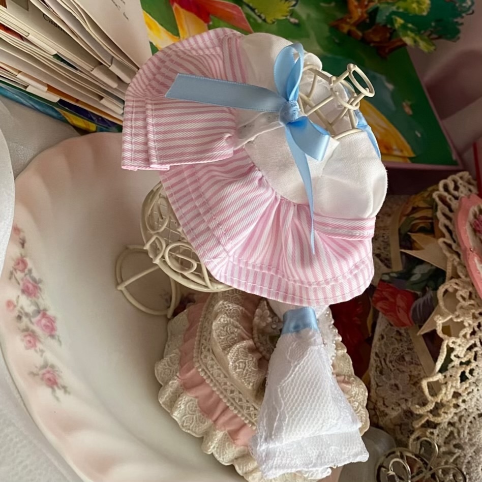 空色リボンのドレス いつぬい ぬい服