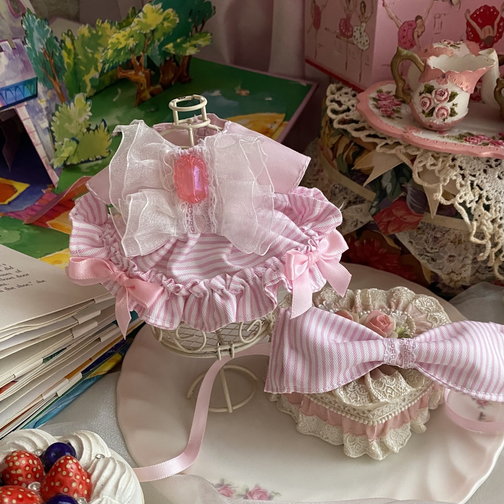 ローズミルクのティータイムドレス いつぬい ドレス ぬい服