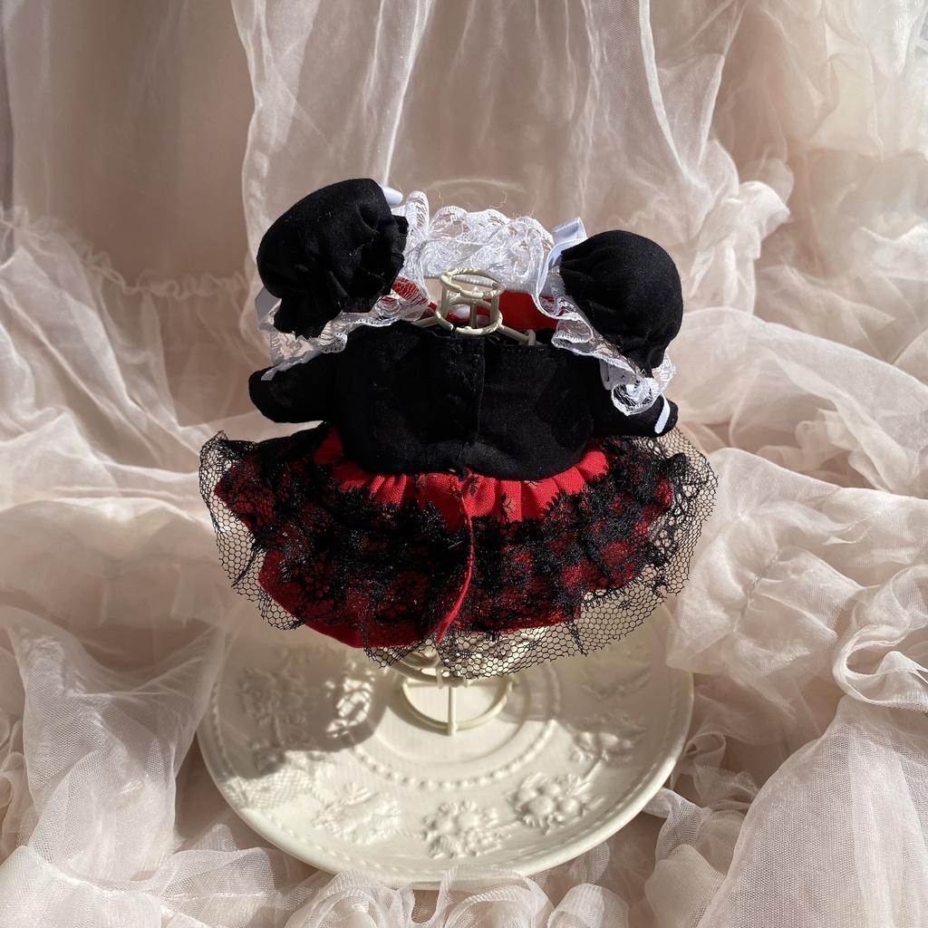 パンダちゃんなゴシックドレス🐼 ぬい服 いつぬい