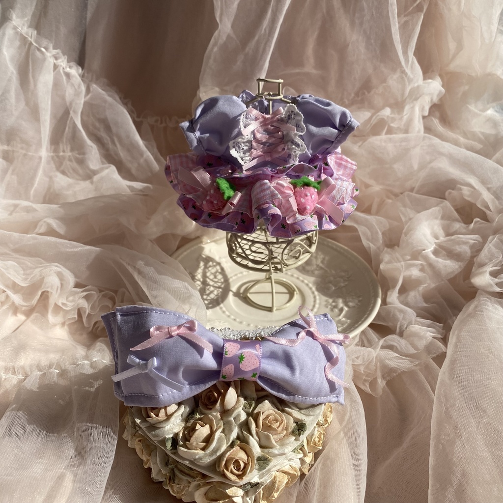 いちごフリルなときめきドレス いつぬい ぬい服