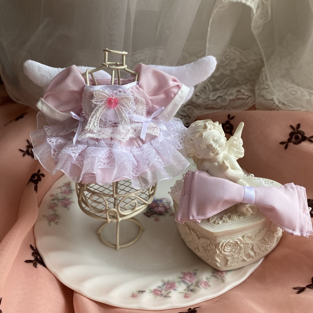 いちごみるくなてんしドレス いつぬい ぬい服 ドレス