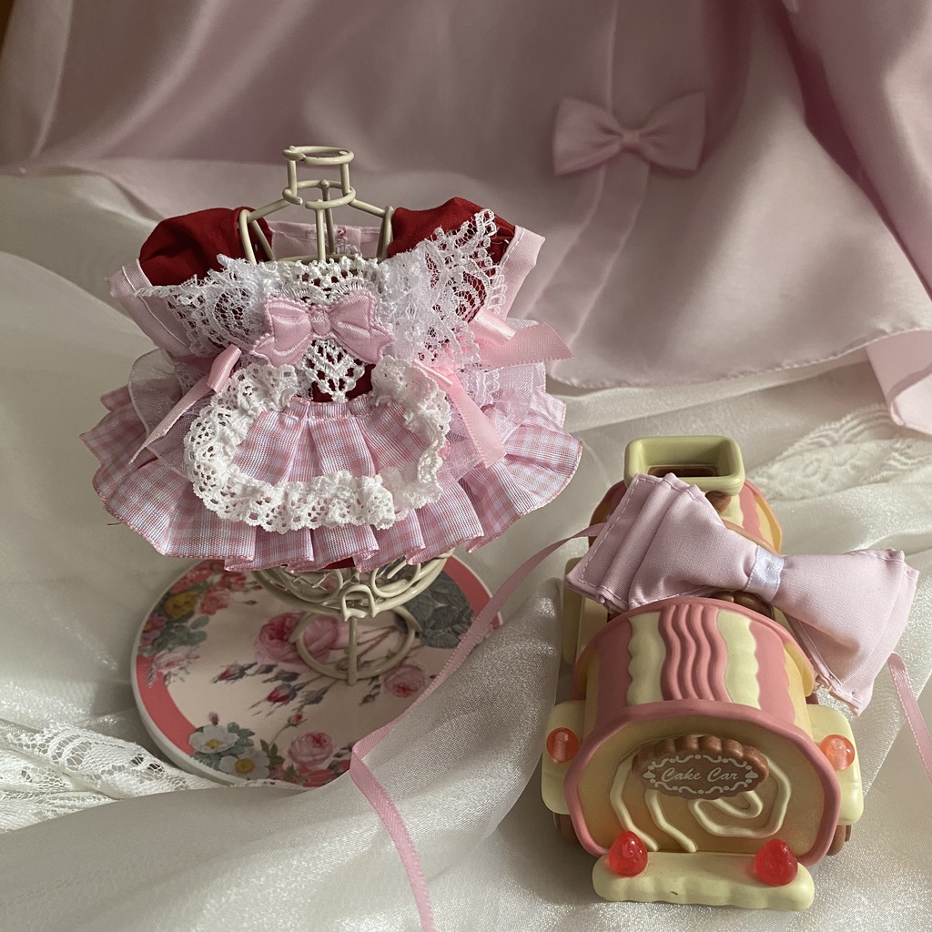 らぶりー♡メイドさん風ドレス ぬい服 