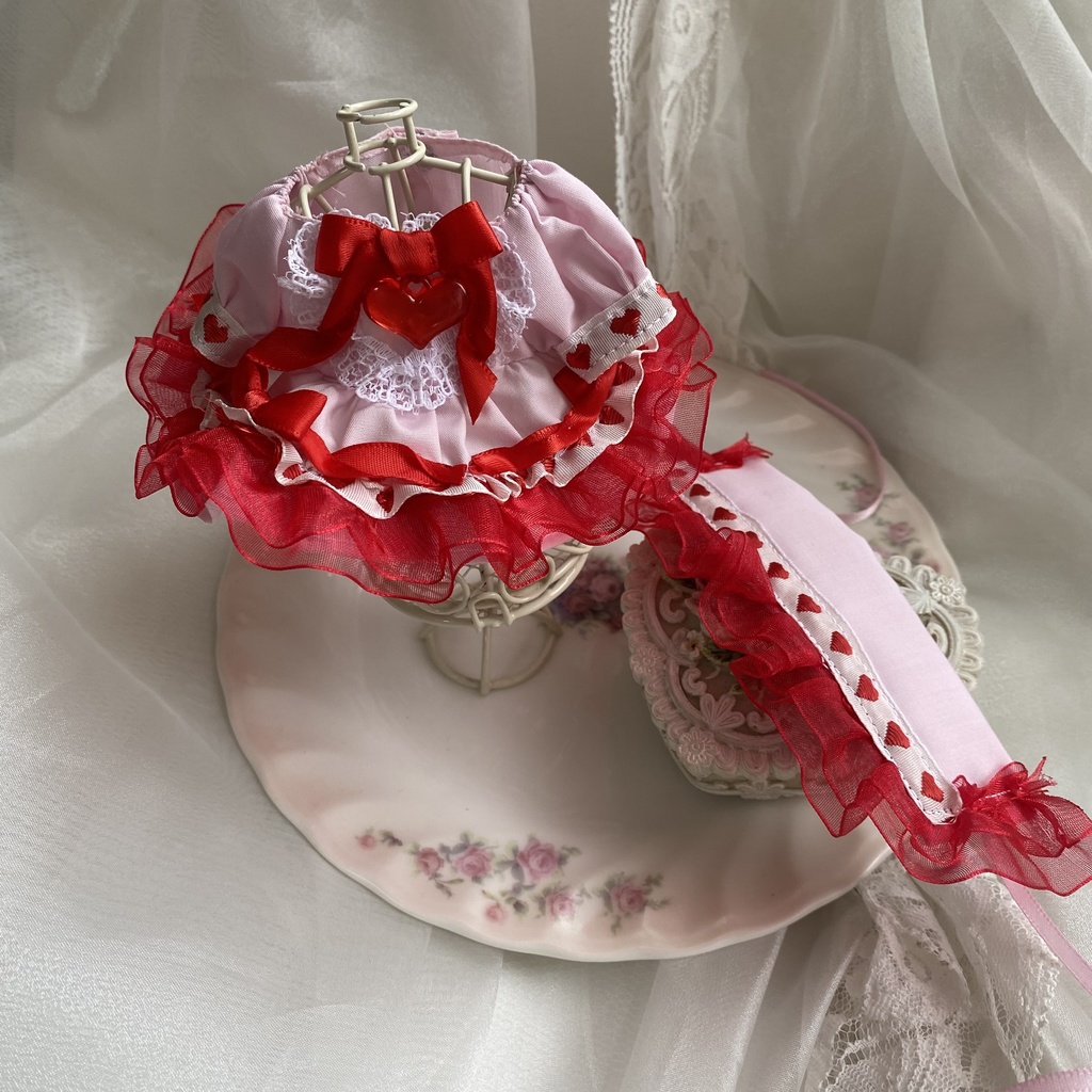 ラブリーハートドレス いつぬい ぬい服 ヘッドドレス