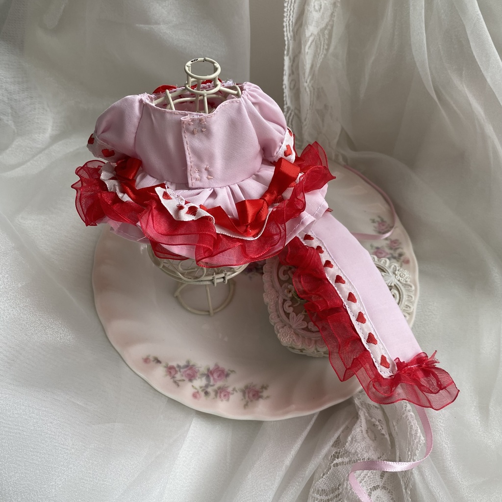 ラブリーハートドレス いつぬい ぬい服 ヘッドドレス